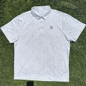 Under Armor The Playoff Polo Short Sleeve Collared Golf Shirt AllOver Graphic XL